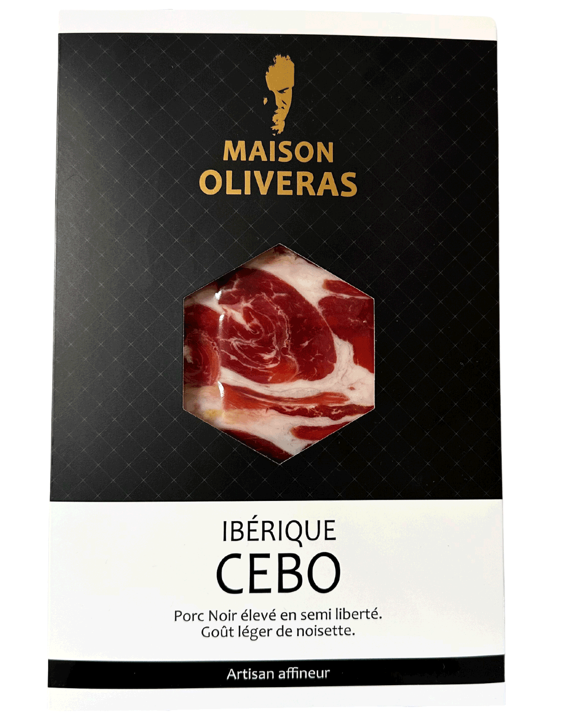 Jambon ibérique Bobosse de CEBO extra - 22/24 mois - tranché
